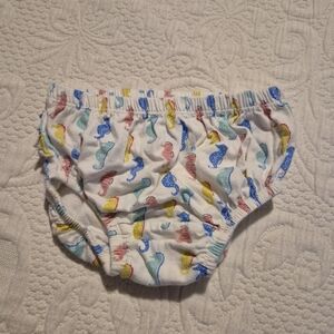 Baby Boden girls 18-24 months white with multi color seahorse design VGUC